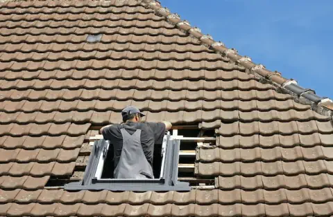 Pose de velux - Planchez